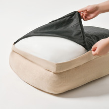 Camden Cotton & Jute Rectangular Dog Bed
